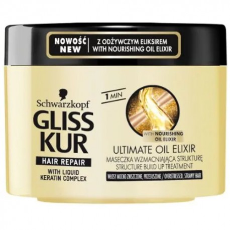 GLISS KUR ULTIMATE OIL ELIXIR Maseczka Wzmacniajaca Strukture 200 ml