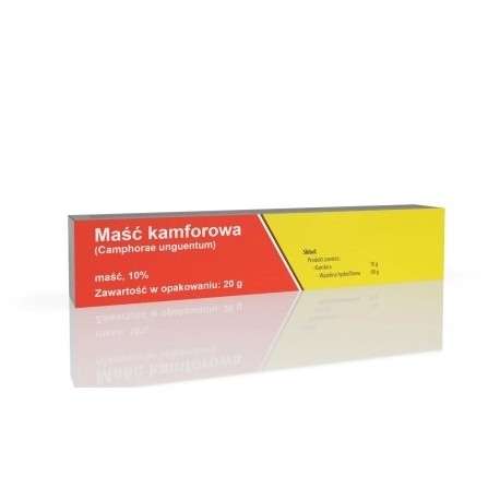 MASC KAMFOROWA - srodek rozgrzewajacy pomocny w stawach I miesniach // 20 g.