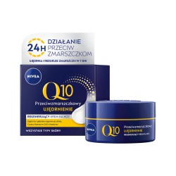 Nivea Q10 plus // Przeciwzmarszczkowy krem nawilzajacy na noc // Koenzym Q10 i Kreatyna