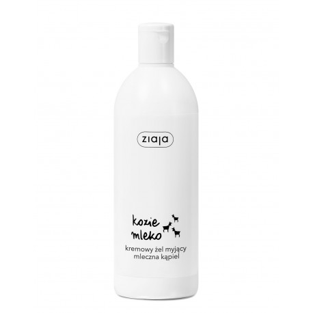 ZIAJA GOAT'S MILK // CREAMY SHOWER GEL // kremowy plyn myjący mleczna kąpiel // 500 ML