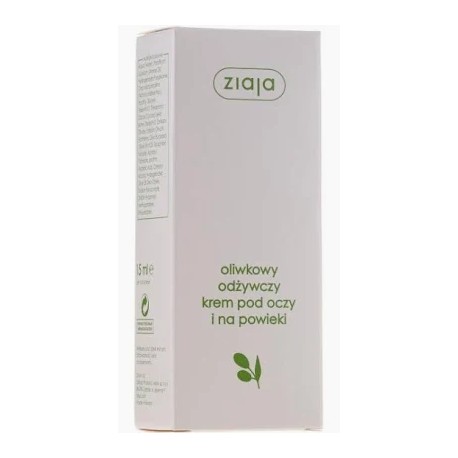 ZIAJA Naturalny oliwkowy odzywczy KREM POD OCZY I NA POWIEKI
