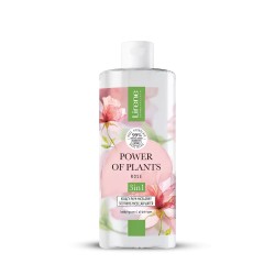 Lirene POWER OF PLANTS Kojący płyn micelarny 3w1 RÓŻA // 400 ml