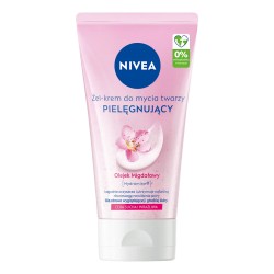 NIVEA Zel-Krem do mycia twarzy  łagodny // cera sucha i wrazliwa // z pielęgnującym olejkiem migdałowym // micro biome balance