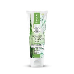 Lirene POWER OF PLANTS Peeling gruboziarnisty ALOES // oczyszcza skórę, odblokowuje pory // 75 ml