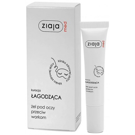 ZIAJA med  kuracja łagodząca żel pod oczy przeciw workom // 15 ml