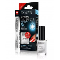 EVELINE X-TREME GEL EFFECT Płynne szkło top coat  // 12ml