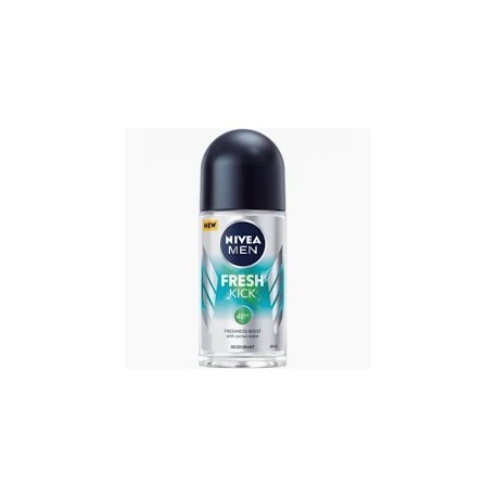 NIVEA MEN anti-perspirant roll-on FRESH KICK 48H // z wodą kaktusową //  50ml.
