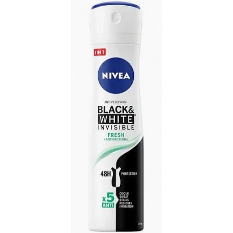 NIVEA anti-perspirant for women INVISIBLE FRESH For black and white // Przeciw bialym sladom , przeciw zoltym plamom