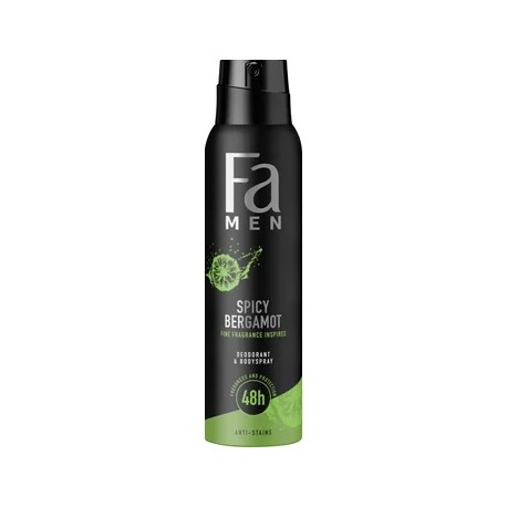 Fa Men Deo Spray Spicy Bergamot dezodorant, 150 ml