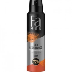 FA men   RED CEDARWOOD  //  anti-perspirant: DRY  72h