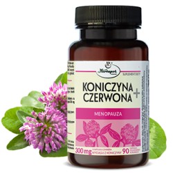KONICZYNA CZERWONA+ // na objawy menopauzy i napięcia przedmiesiączkowego // 90 kapsułek