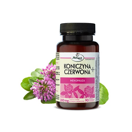 KONICZYNA CZERWONA+ // na objawy menopauzy i napięcia przedmiesiączkowego // 90 kapsułek