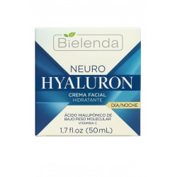 Bielenda NEURO HIALURON //  Hydrating Face Cream. //  Day and Night. // VITAMIN C // 50 ml.