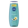 Nivea Odświeżający Żel pod prysznic FRANGIPANI & OIL // wit. C+E , perełki olejku Hawaii Flower // 500 ml.