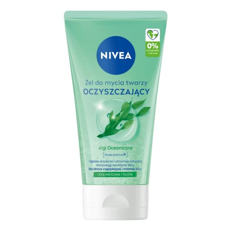 OCZYSZCZAJĄCY ŻEL DO MYCIA TWARZY CERA TŁUSTA I MIESZANA // 150 ml.