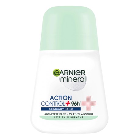 GARNIER Mineral Action Control + // CLINICALLY TESTED Antyperspirant 96h w kulce  // NO ETHYL ALCOHOL