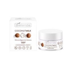 Bielenda COCONUT MILK Silnie nawilżający krem kokosowy COCOON EFFECT // 50 ml.