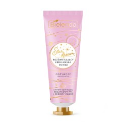 Bielenda STAR DREAM Rozświetlający krem-maska do rąk, ODŻYWCZY // 50 ml.