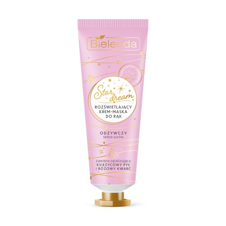 Bielenda STAR DREAM Rozświetlający krem-maska do rąk, ODŻYWCZY // 50 ml.