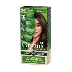 Joanna Naturia Organic 341 CZEKOLADOWY // Farba Pielęgnująca do włosów.// 100 g.