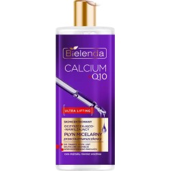 Bielenda CALCIUM + Q10 ULTRA LIFTING Skoncentrowany oczyszczająco – nawilżający płyn micelarny // cera dojrzala //  500 ml.