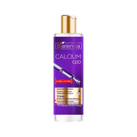 Bielenda CALCIUM + Q10 nawilżająco – regenerujący tonik // cera dojrzala, wrazliwa // 200 ml.