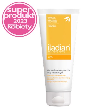 Iladian uro żel do higieny intymnej //  nawracające infekcje okolic intymnych // 190 ml.