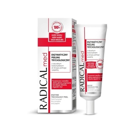 Radical Med, Enzymatyczny peeling trychologiczny //  łupież, wypadanie włosów // 75 ml