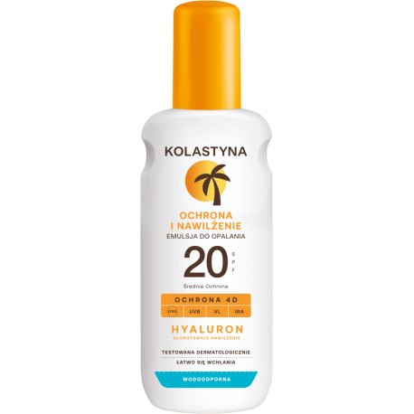 KOLASTYNA Emulsja do opalania w sprayu SPF20 // Ochrona i nawilżanie // 150 ml.