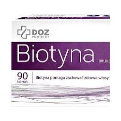 Biotyna INTENSE // wypadanie włosów, osłabione paznokcie // 60 tabletek powlekanych