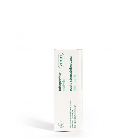 ZIAJA Mintperfect Sage - Fluoride Free Toothpaste // szałwia pasta stomatologiczna bez fluoru  // 75 ml