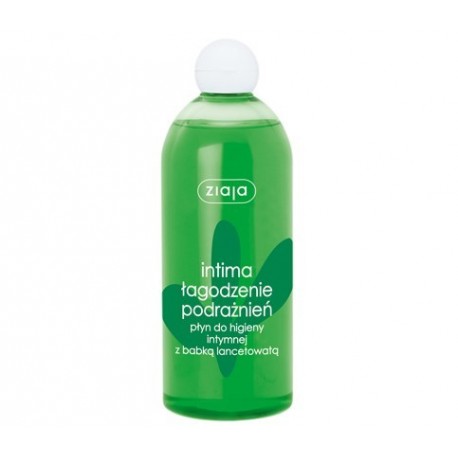 Ziaja INTIMA Babka lancetowata // Plyn do higieny intymnej // Lagodzenie podraznien // poj. 500 ml.